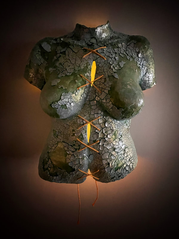 Broken Body/Enduring Spirit sculpture series by Christina Baltais