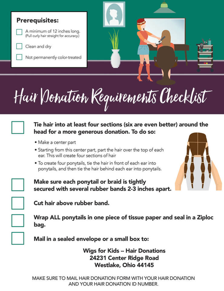 Hair Donation Requirements Checklist