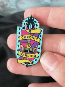 Chronic Warrior enamel pin